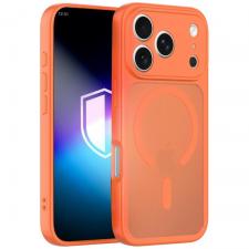 Husa 3mk Misty MagCase cu MagSafe compatibila cu iPhone 18 Pro / 17 Pro, Portocaliu
