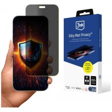 Folie protectie display 3MK Silky Matt Privacy compatibila cu iPhone 18 Pro Max, Negru