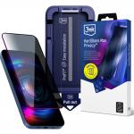 Folie protectie sticla securizata 3mk HardGlass Max Privacy compatibila cu iPhone 18 Pro, Negru 2 - lerato.ro