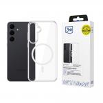 Carcasa 3mk Armor MagCase cu MagSafe compatibila cu Samsung Galaxy S26 FE, Transparent 3 - lerato.ro