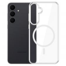 Carcasa 3mk Armor MagCase cu MagSafe compatibila cu Samsung Galaxy S26 FE, Transparent