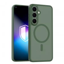 Carcasa 3mk Misty MagCase cu MagSafe compatibila cu Samsung Galaxy S26 FE, Verde