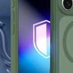 Carcasa 3mk Misty MagCase cu MagSafe compatibila cu Samsung Galaxy S26 FE, Verde 4 - lerato.ro
