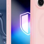 Carcasa 3mk Misty MagCase cu MagSafe compatibila cu Samsung Galaxy S26 FE, Roz 4 - lerato.ro