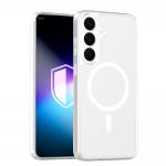Carcasa 3mk Misty MagCase cu MagSafe compatibila cu Samsung Galaxy S26 FE, Alb 2 - lerato.ro