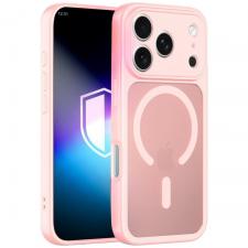 Husa 3mk Misty MagCase cu MagSafe compatibila cu iPhone 18 Pro / 17 Pro, Roz