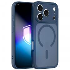 Husa 3mk Misty MagCase cu MagSafe compatibila cu iPhone 18 Pro / 17 Pro, Albastru