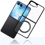 Carcasa 3mk Satin Armor MagCase cu MagSafe compatibila cu Samsung Galaxy Z Flip 8, Transparent / Negru 10 - lerato.ro