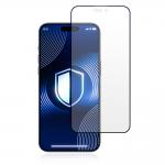 Folie protectie sticla securizata 3mk HardGlass Matt Max compatibila cu iPhone 18 Pro, Negru 3 - lerato.ro