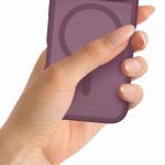 Husa 3mk Misty MagCase Deep Cherry compatibila cu iPhone 18 Pro / 17 Pro, Mov 8 - lerato.ro