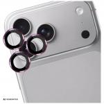 Folie sticla camera foto 3mk Lens Protection Pro compatibila cu iPhone 18 Pro Max / 18 Pro, Burgundy 8 - lerato.ro