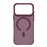 Husa 3mk Smoke MagCase cu MagSafe compatibila cu iPhone 18 Pro Max / 17 Pro Max, Burgundy 5 - lerato.ro