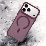 Husa 3mk Smoke MagCase cu MagSafe compatibila cu iPhone 18 Pro Max / 17 Pro Max, Burgundy 7 - lerato.ro