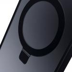 Carcasa 3MK Smoke Case MagSafe si Stand compatibila cu Samsung Galaxy S24 Plus, Negru 12 - lerato.ro