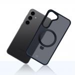 Carcasa 3MK Smoke Case MagSafe si Stand compatibila cu Samsung Galaxy S24 Plus, Negru 8 - lerato.ro