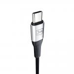 Cablu audio 3MK AUX, tata USB-C la tata jack 3.5 mm, 1m, Negru 5 - lerato.ro