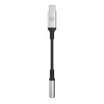 Adaptor audio 3MK Adapter, tata USB-C la mama jack 3.5 mm, Argintiu 13 - lerato.ro