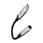 Adaptor audio 3MK Adapter, tata USB-C la mama jack 3.5 mm, Argintiu 10 - lerato.ro