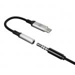 Adaptor audio 3MK Adapter, tata USB-C la mama jack 3.5 mm, Argintiu 7 - lerato.ro