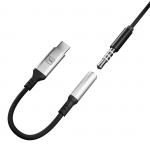 Adaptor audio 3MK Adapter, tata USB-C la mama jack 3.5 mm, Argintiu 8 - lerato.ro