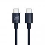 Cablu pentru incarcare si transfer de date 3MK Hyper Cable, 2x USB-C, 100W, 1.2m, Negru 7 - lerato.ro
