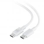 Cablu pentru incarcare si transfer de date 3MK Hyper Cable, 2x USB-C, 100W, 1.2m, Alb 10 - lerato.ro