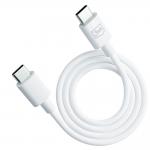 Cablu pentru incarcare si transfer de date 3MK Hyper Cable, 2x USB-C, 100W, 1.2m, Alb 2 - lerato.ro