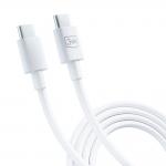 Cablu pentru incarcare si transfer de date 3MK Hyper Cable, 2x USB-C, 100W, 1.2m, Alb 4 - lerato.ro