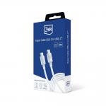 Cablu pentru incarcare si transfer de date 3MK Hyper Cable, 2x USB-C, 100W, 1.2m, Alb 3 - lerato.ro