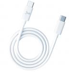 Cablu pentru incarcare si transfer de date 3MK Hyper Cable, 2x USB-C, 100W, 2m, Alb 8 - lerato.ro