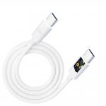 Cablu pentru incarcare si transfer de date 3MK Hyper Cable, 2x USB-C, 100W, 2m, Alb 4 - lerato.ro