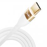 Cablu pentru incarcare si transfer de date 3MK Hyper Silicone, 2x USB-C, 100W, 2m, Alb 4 - lerato.ro