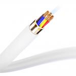 Cablu pentru incarcare si transfer de date 3MK Hyper Silicone, 2x USB-C, 100W, 2m, Alb 3 - lerato.ro