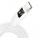 Cablu pentru incarcare si transfer de date 3MK Hyper Silicone, 2x USB-C, 60W, 3A, 1m, Alb 5 - lerato.ro