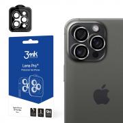 Folie sticla camera foto 3mk Lens Protection Pro compatibila cu iPhone 15 Pro Max, Silver