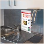 Stand birou 4smarts ErgoFix H7, Rotire 360 grade, 21 × 14.5 × 6 cm, Ajustabil, Silver 10 - lerato.ro