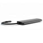 Adaptor Hub 6-in-1 4smarts DeX Function, USB-C la 2x USB-A 3,0m 1x USB-C PD, 1x HDMI, 1x SD, 1x MicroSD, 4K / 30Hz, 5Gbps, 100W, Gri 3 - lerato.ro