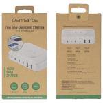Statie de incarcare 7 in 1 4smarts, PD 100W, Incarcare Wireless 15W, 2x USB-A, 4x USB-C, Alb 5 - lerato.ro