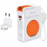 Incarcator retea 6in1 4smarts, 1xUSB-C, 1xUSB-A, Incarcare Wireless 15W, Functie powerbank 10000mAh, Stand incorporat, Alb 5 - lerato.ro