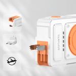 Incarcator retea 6in1 4smarts, 1xUSB-C, 1xUSB-A, Incarcare Wireless 15W, Functie powerbank 10000mAh, Stand incorporat, Alb 8 - lerato.ro
