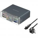 Statie de incarcare 4 in 1 4smarts Lucid, PD 300W, 3A, 4x USB-C, 2x USB-A, Gri 2 - lerato.ro