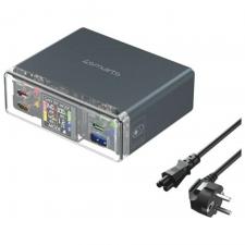 Statie de incarcare 4 in 1 4smarts Lucid, PD 300W, 3A, 4x USB-C, 2x USB-A, Gri