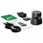 Statie de incarcare 3 in 1 4smarts Aura Sound Qi2, Compatibil MagSafe, Wireless Charging, 30W, Bluetooth 5.1, USB-C, Gri 8 - lerato.ro