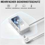 Prelungitor pentru interior 4smarts, 2 prize, 1xUSB-A, 4xUSB-C, 4000W, 3A, Alb 3 - lerato.ro