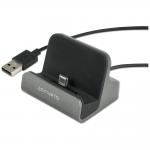 Stand incarcare 4smarts VoltDock pentru tableta, 10W, USB-C, Gri 2 - lerato.ro
