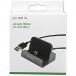 Stand incarcare 4smarts VoltDock pentru tableta, 10W, USB-C, Gri 5 - lerato.ro