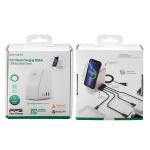 Statie de incarcare 5 in 1 4smarts UltiMag DeskTower, Compatibil MagSafe, Wireless Charging, 2x USB, 2x USB-C, Alb 5 - lerato.ro