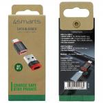 Set 2 adaptoare 4smarts, USB-C la USB-C / USB-A la USB-C, Negru 5 - lerato.ro