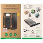 Baterie externa solara 4SMARTS Rugged TitanPack UltiMag, 20000 mAh, 20W, 2A, USB-C, USB-A, MicroUSB, Negru 3 - lerato.ro
