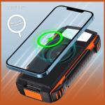 Baterie externa solara 4SMARTS Rugged TitanPack UltiMag, 20000 mAh, 20W, 2A, USB-C, USB-A, MicroUSB, Negru 4 - lerato.ro